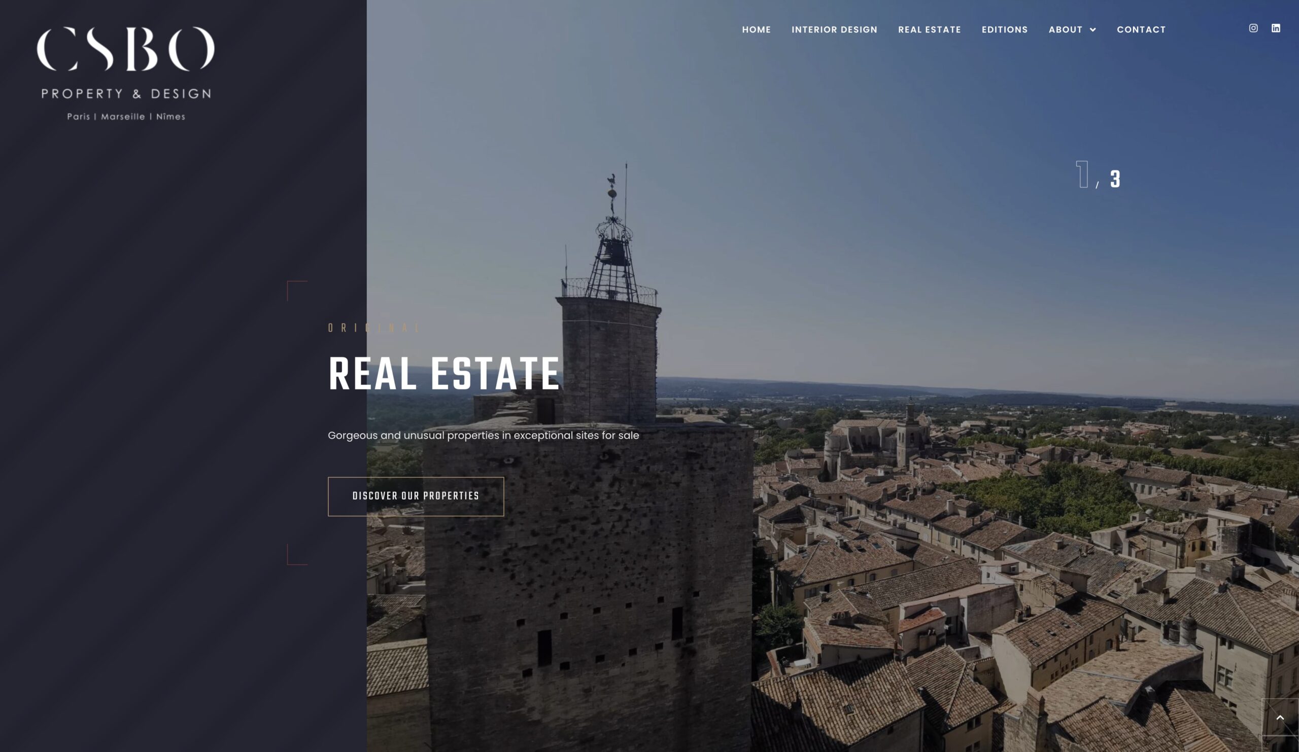 CSBO, property & design screen 1